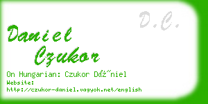 daniel czukor business card